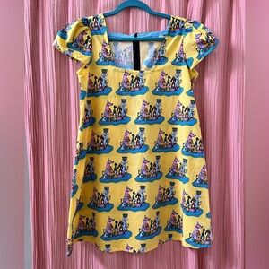 NOOWORKS Dress with Dog Party Print